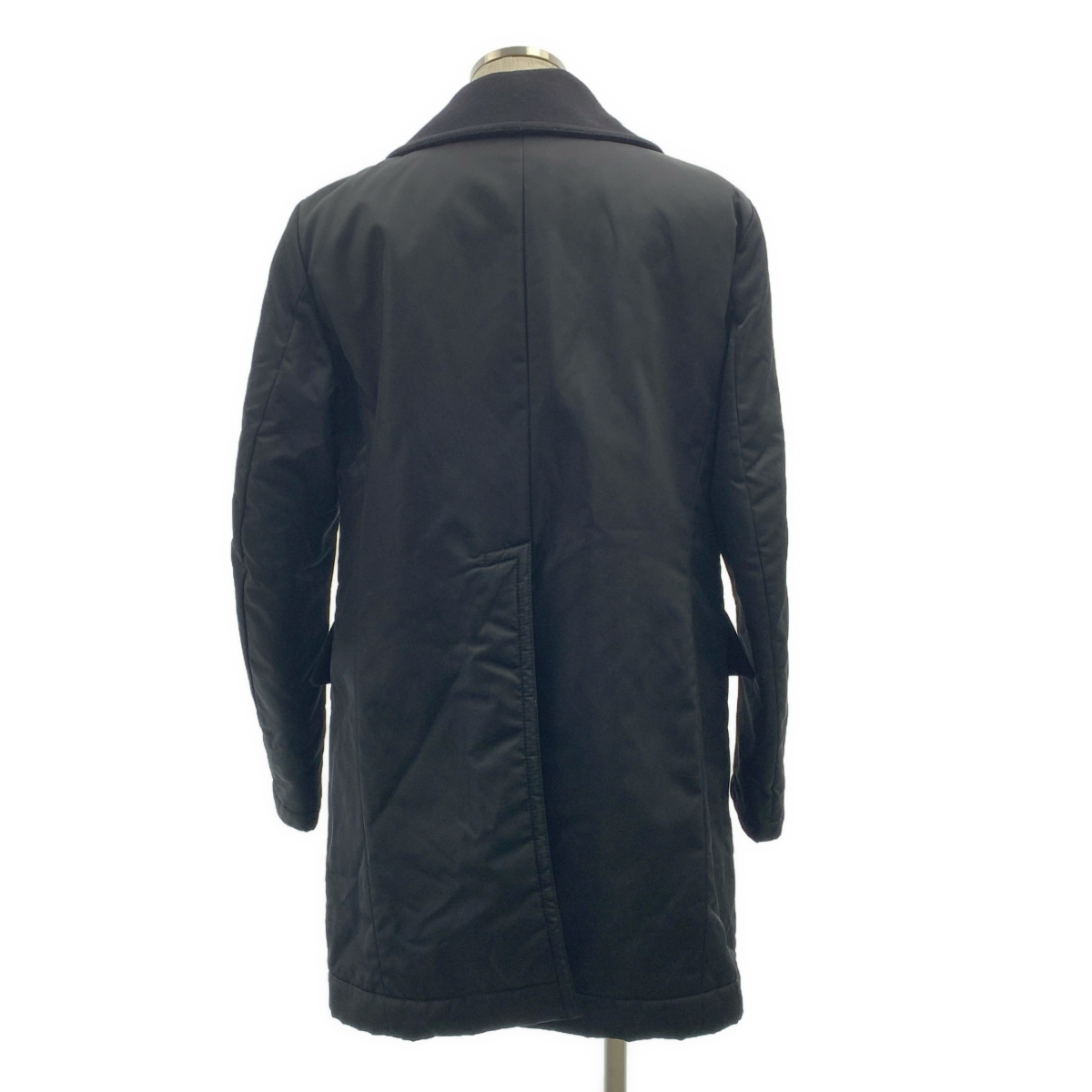 DSQUARED2 / ディースクエアード 異素材 切替 ダブル オーバーコート / キルティング総裏地