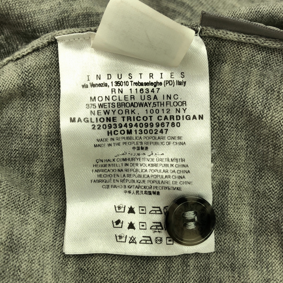 MONCLER / モンクレール MAGLIONE TRICOT CARDIGAN ウール カーディガン