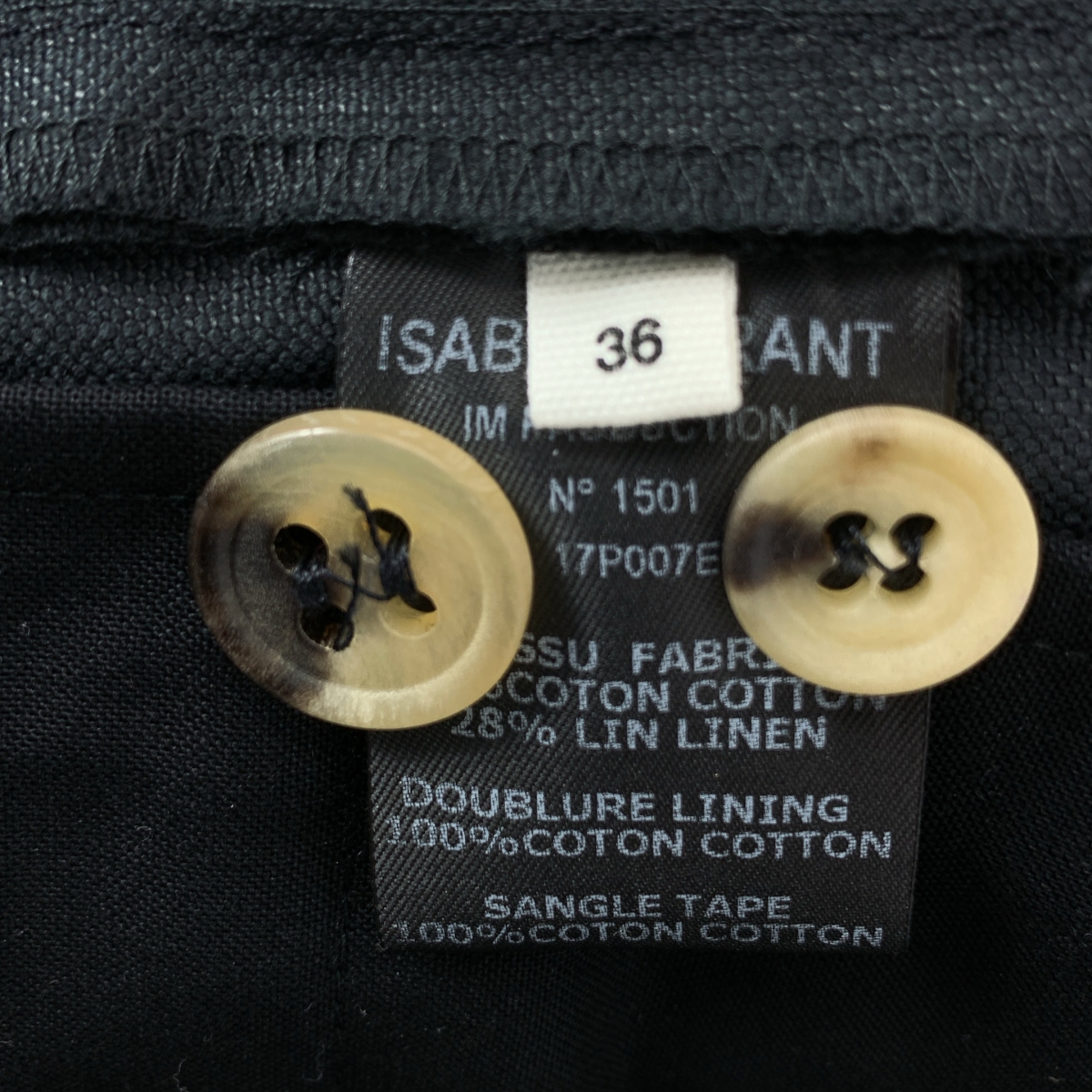 ISABEL MARANT ETOILE / イザベルマランエトワール コットンリネン テーパードパンツ