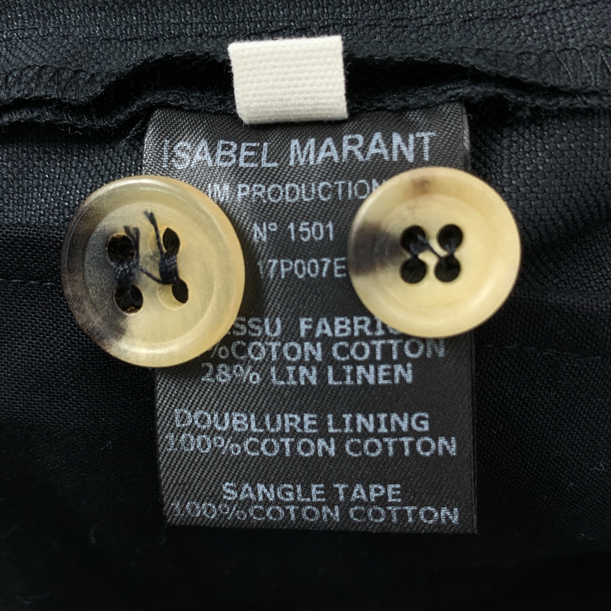 ISABEL MARANT ETOILE / イザベルマランエトワール コットンリネン テーパードパンツ