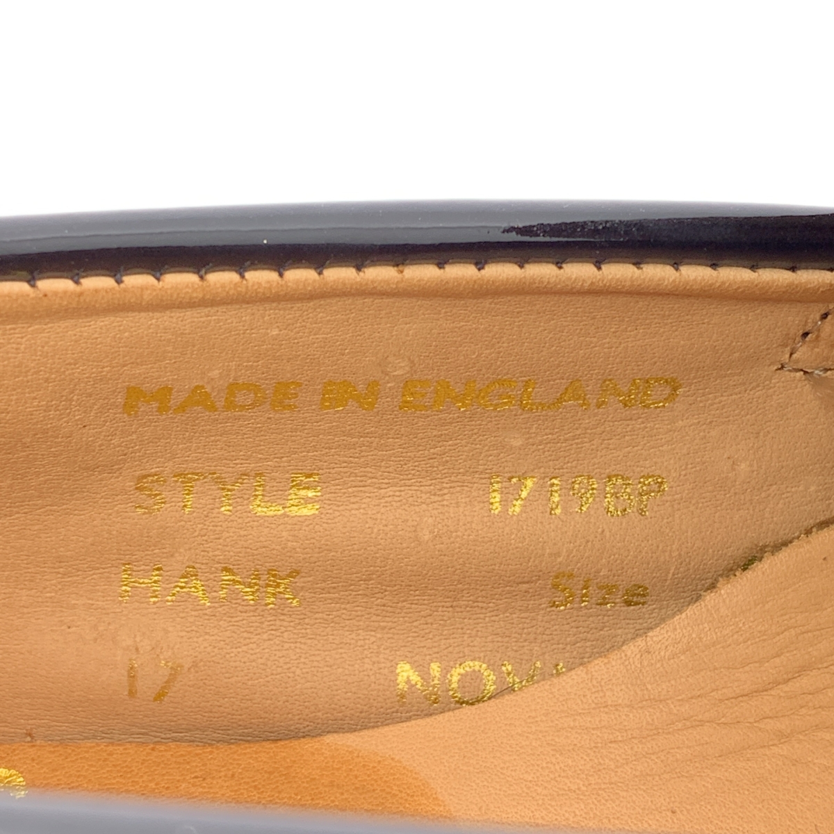 SANDERS / サンダース パテントレザー コイン ローファー