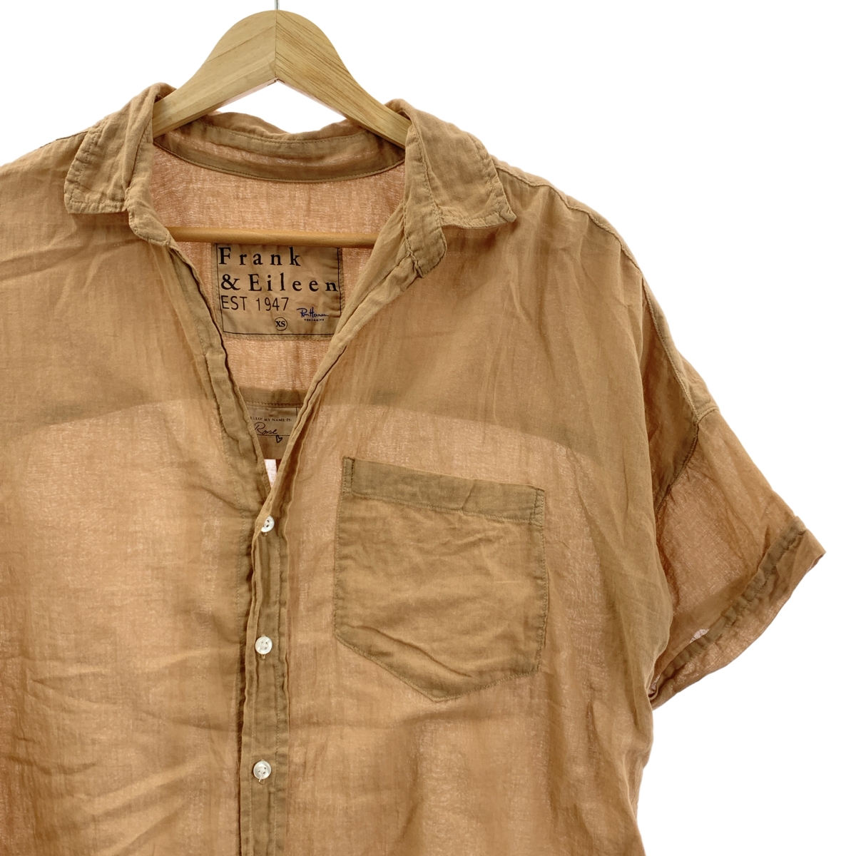 Frank&Eileen / フランクアンドアイリーン × Ron Herman / ロンハーマン コットン レギュラカラー シャツ ブラウス