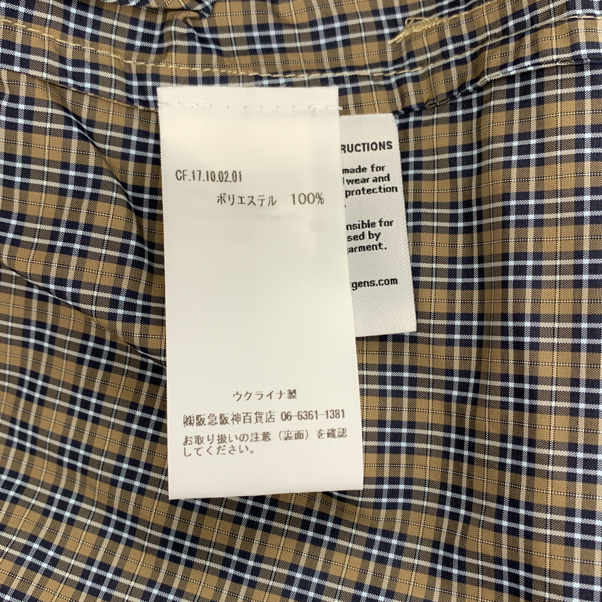 CAMIEL FORTGENS / カミエルフォートへンス チェック フーデッド シャツ