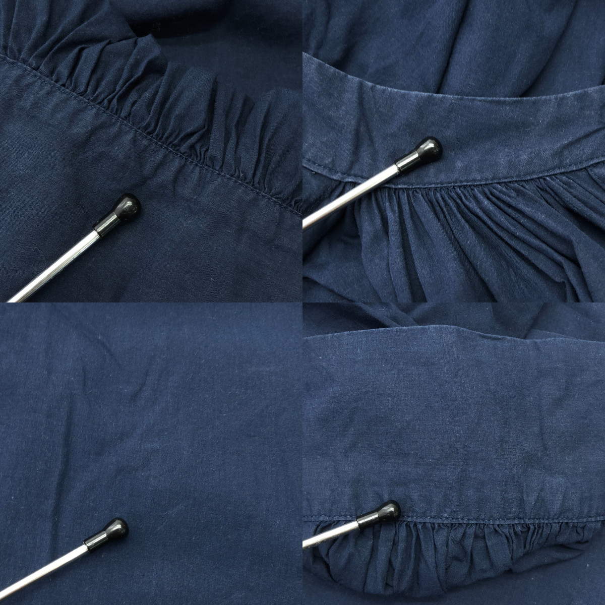 ARTS&SCIENCE / アーツアンドサイエンス gather dress コットン ギャザー ドレス ワンピース