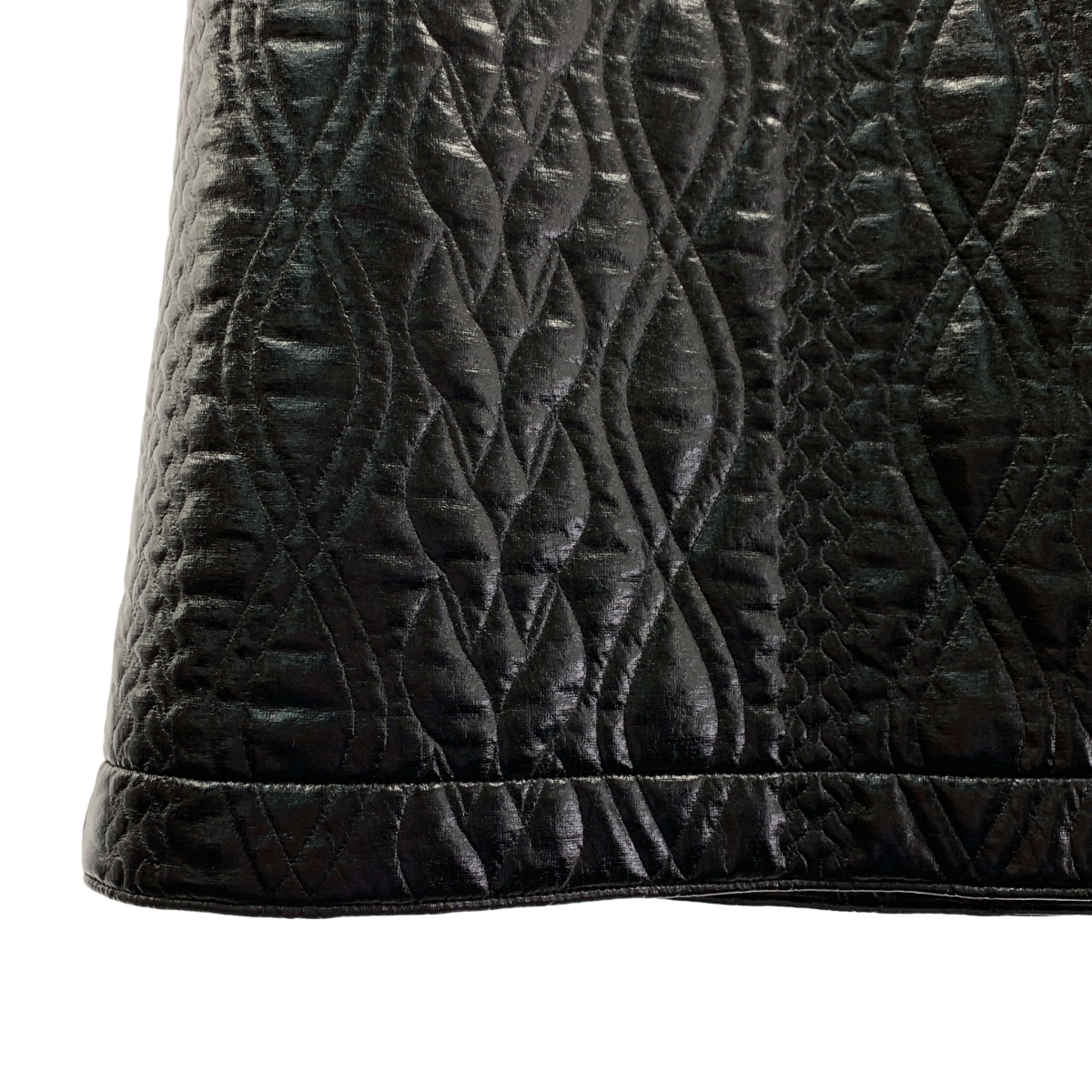 ADORE / アドーア フェイクレザー コーティング ジャージー スカート