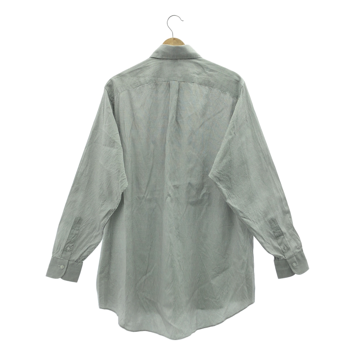 MAATEE&SONS / マーティー&サンズ ELIZABETH SILKPOPLIN GRAPHCHECK エリザベス シルクポプリン チェックシャツ