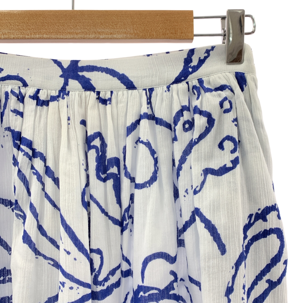 その他 総柄 サイドジップ ボリューム スカート