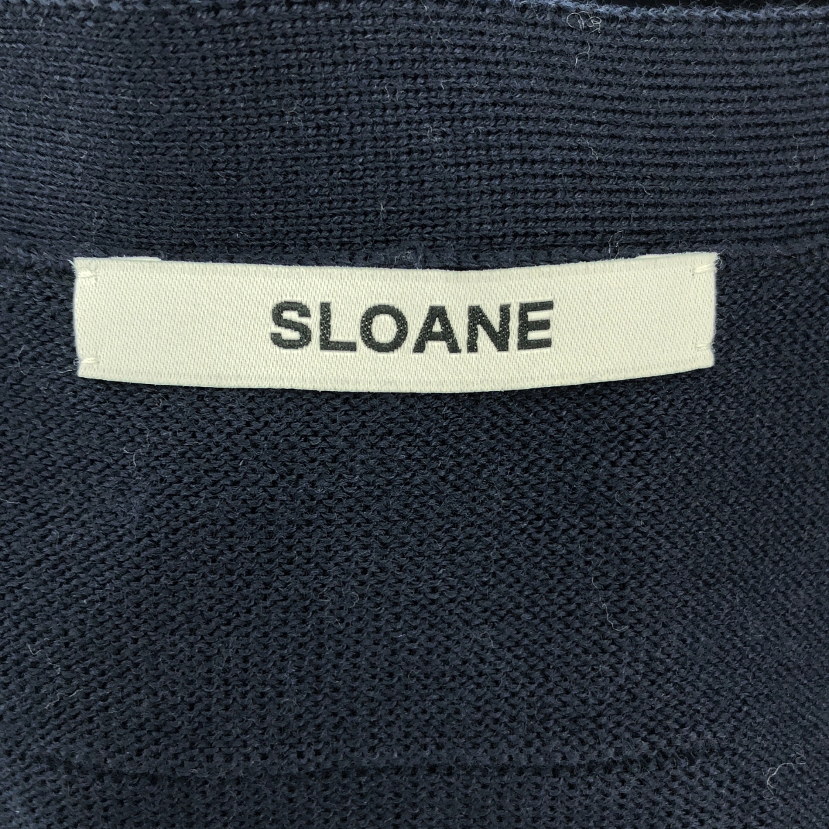 SLOANE / スローン 14G天竺 メリノウール Vネックベスト