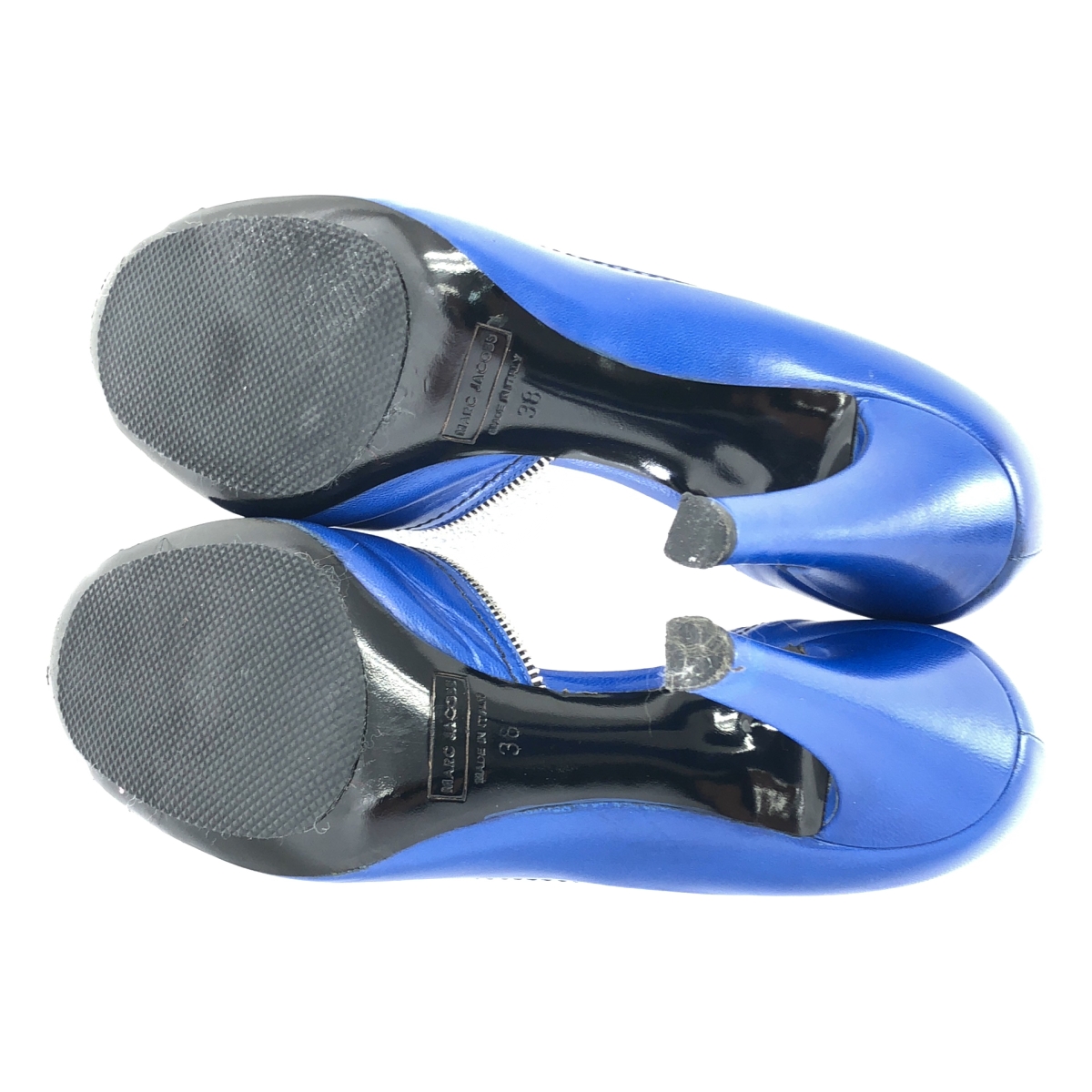 MARC JACOBS / マークジェイコブス ジップディティール オープントゥ ヒールパンプス