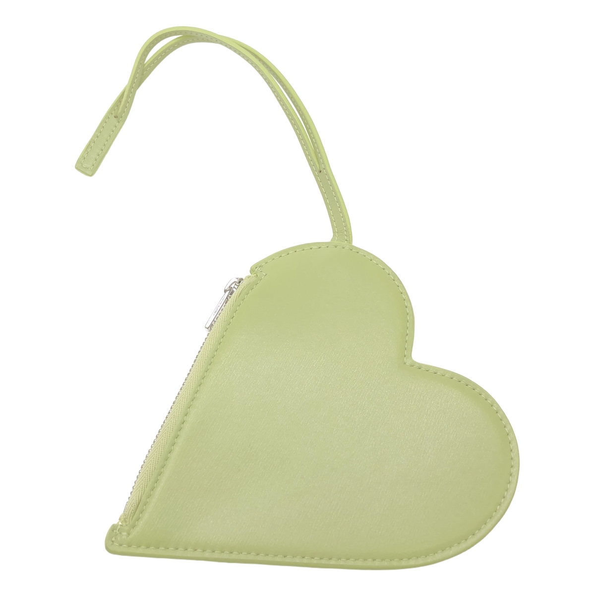 JIL SANDER / ジルサンダー HEART POUCH  / レザー ロゴ ハート ポーチ ケース バッグチャーム