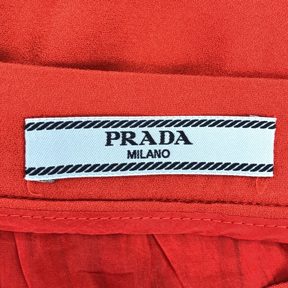 PRADA / プラダ ベルト プリーツ フレアスカート