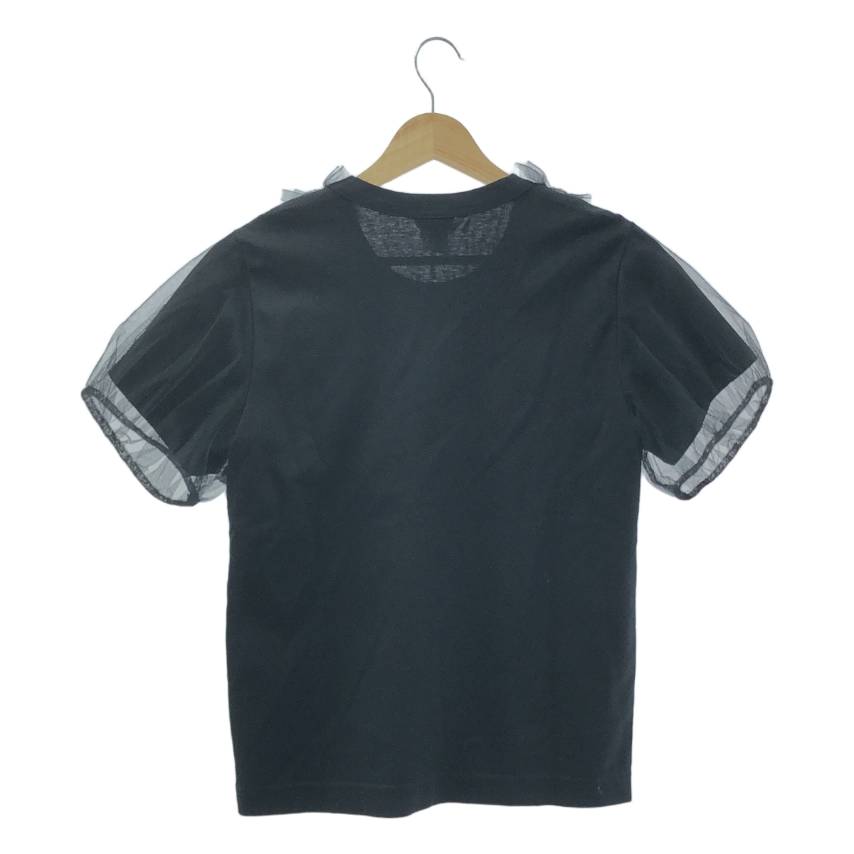 noir kei ninomiya / ノワールケイニノミヤ チュール フリル 装飾 ドッキング Tシャツ カットソー