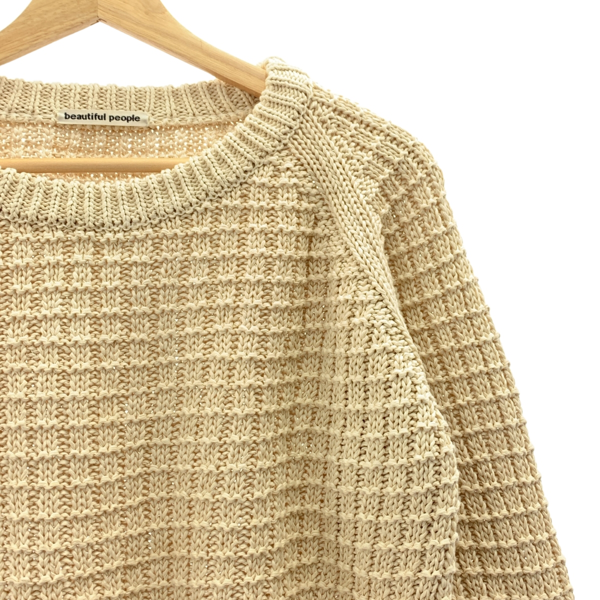 beautiful people / ビューティフルピープル コットン ニット プルオーバー