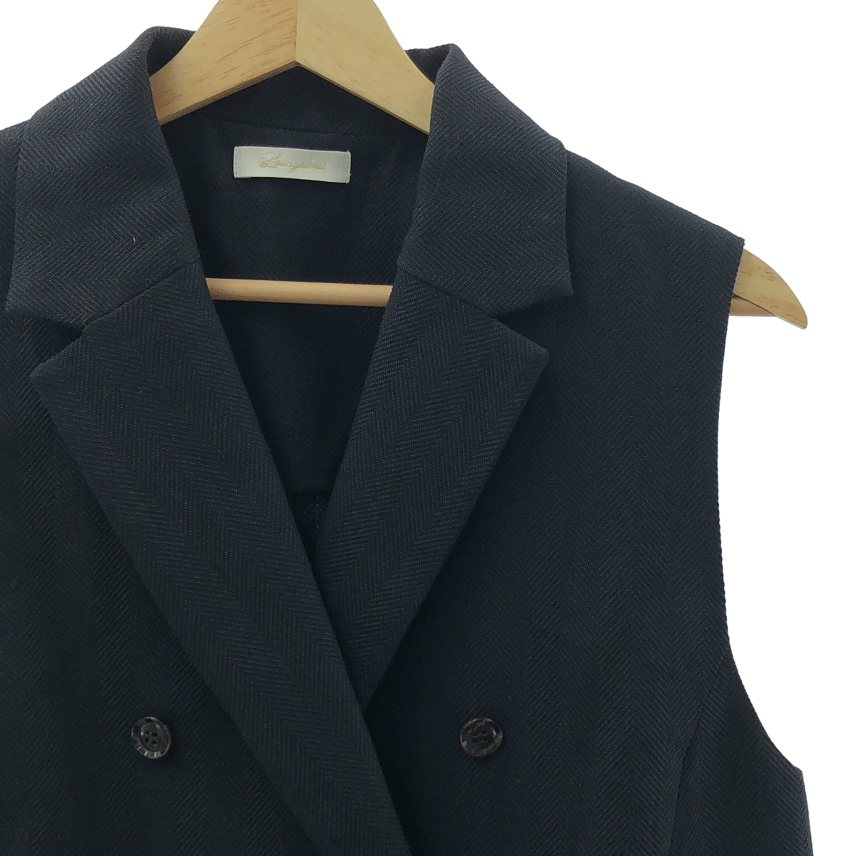 その他 ヘリンボン ジレ ジャケット