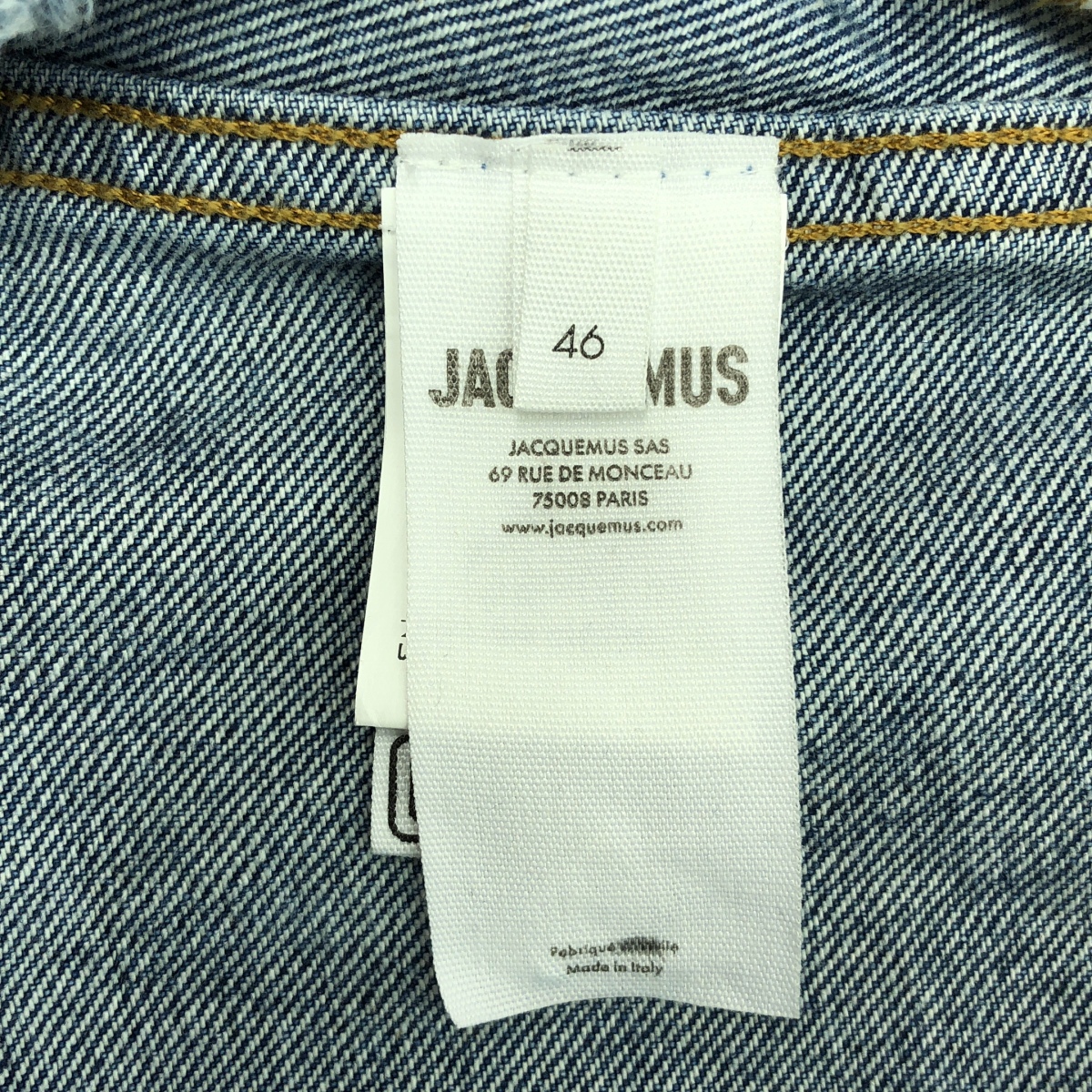 JACQUEMUS / ジャックムス LE CHOUCHOU / Boxy denim jacket デニムジャケット