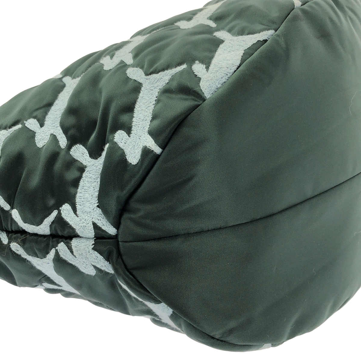 mina perhonen / ミナペルホネン × PORTER / ポーター run run run / エンブロイダリー ロゴジップ ハンド トートバッグ