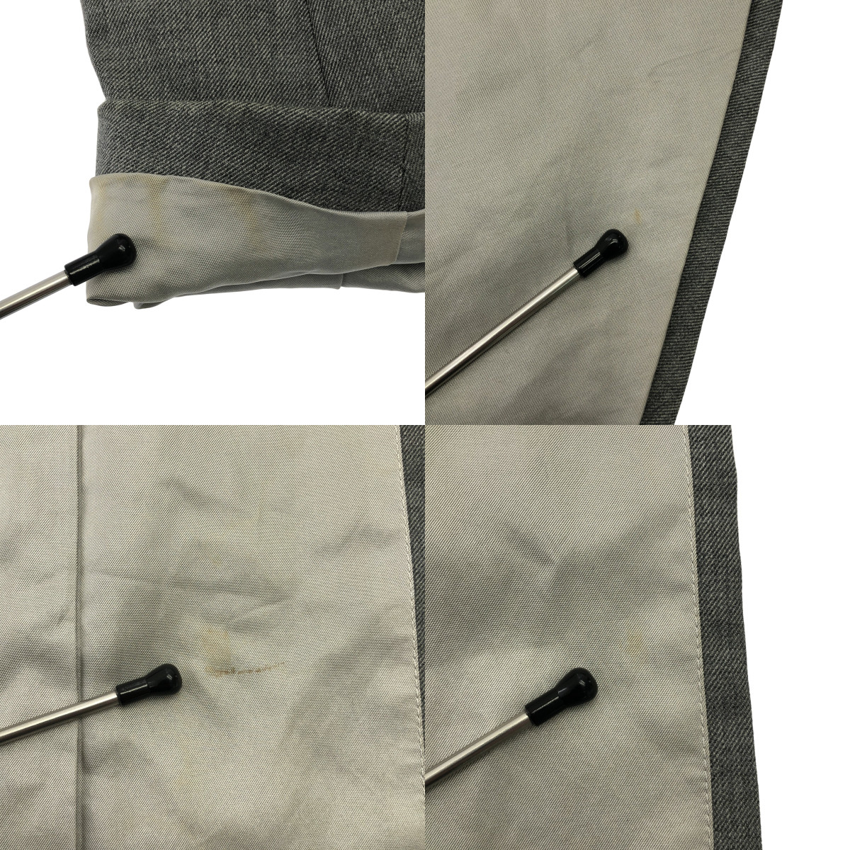 noir kei ninomiya / ノワールケイニノミヤ 変形 燕尾 シングルブレスト ロングジャケット / 総裏地