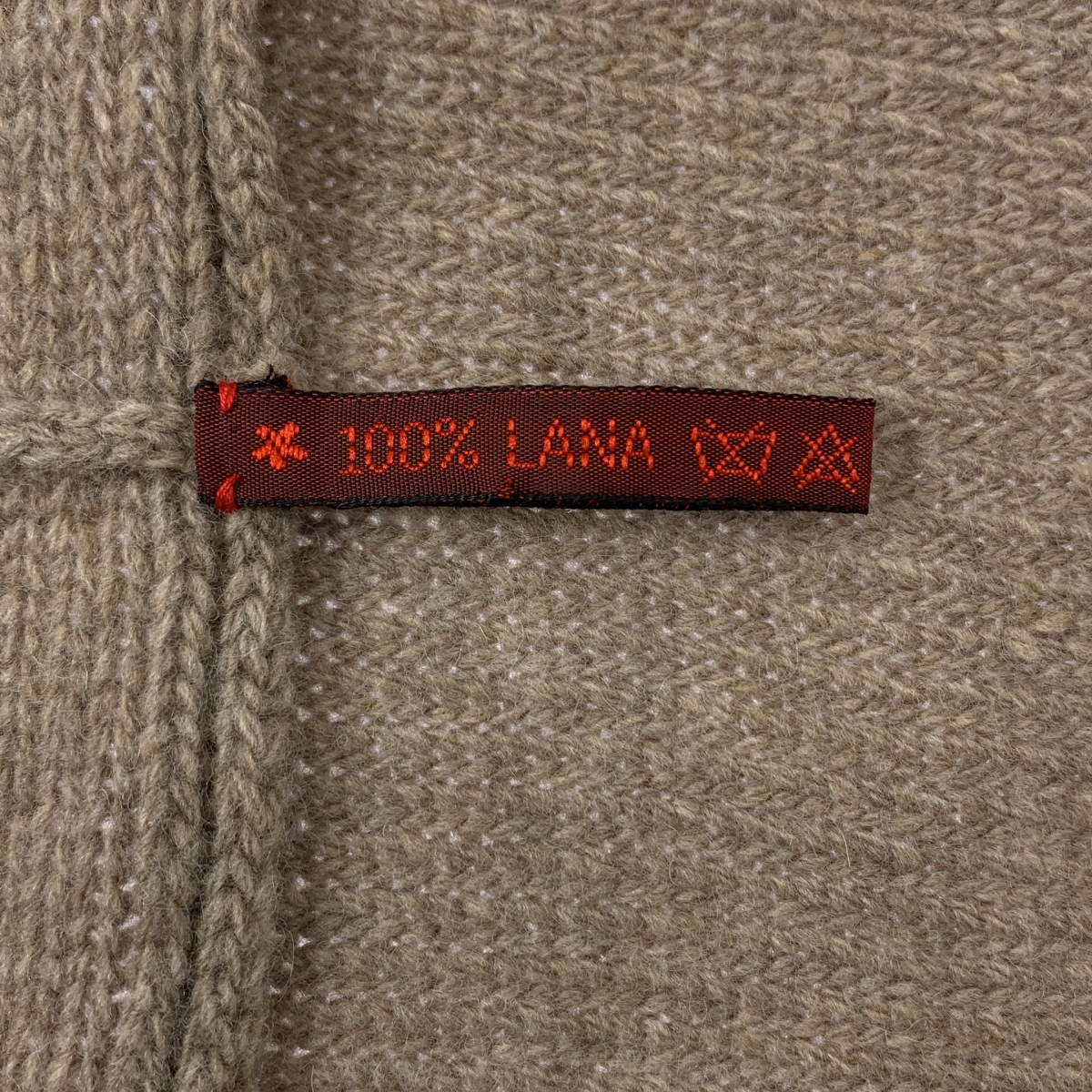 DANIELA GREGIS / ダニエラグレジス ウール ボタンレス ニット カーディガン