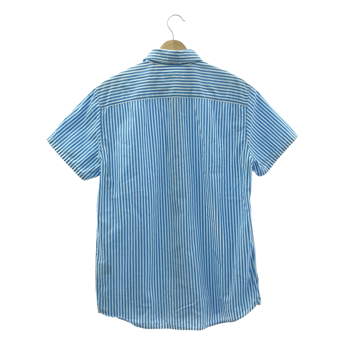 A.P.C. / アーペーセー コットン ストライプ レギュラカラーシャツ