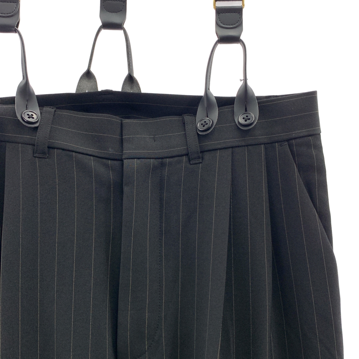 Curensology / カレンソロジー ストラップ サスペンダー パンツ