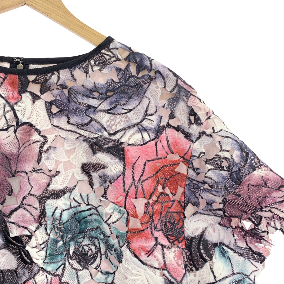 ADORE / アドーア 花柄 レース プルオーバー トップス