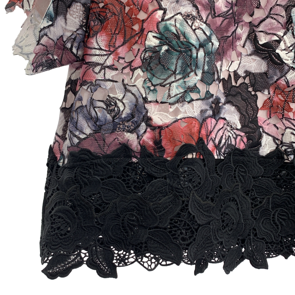 ADORE / アドーア 花柄 レース プルオーバー トップス