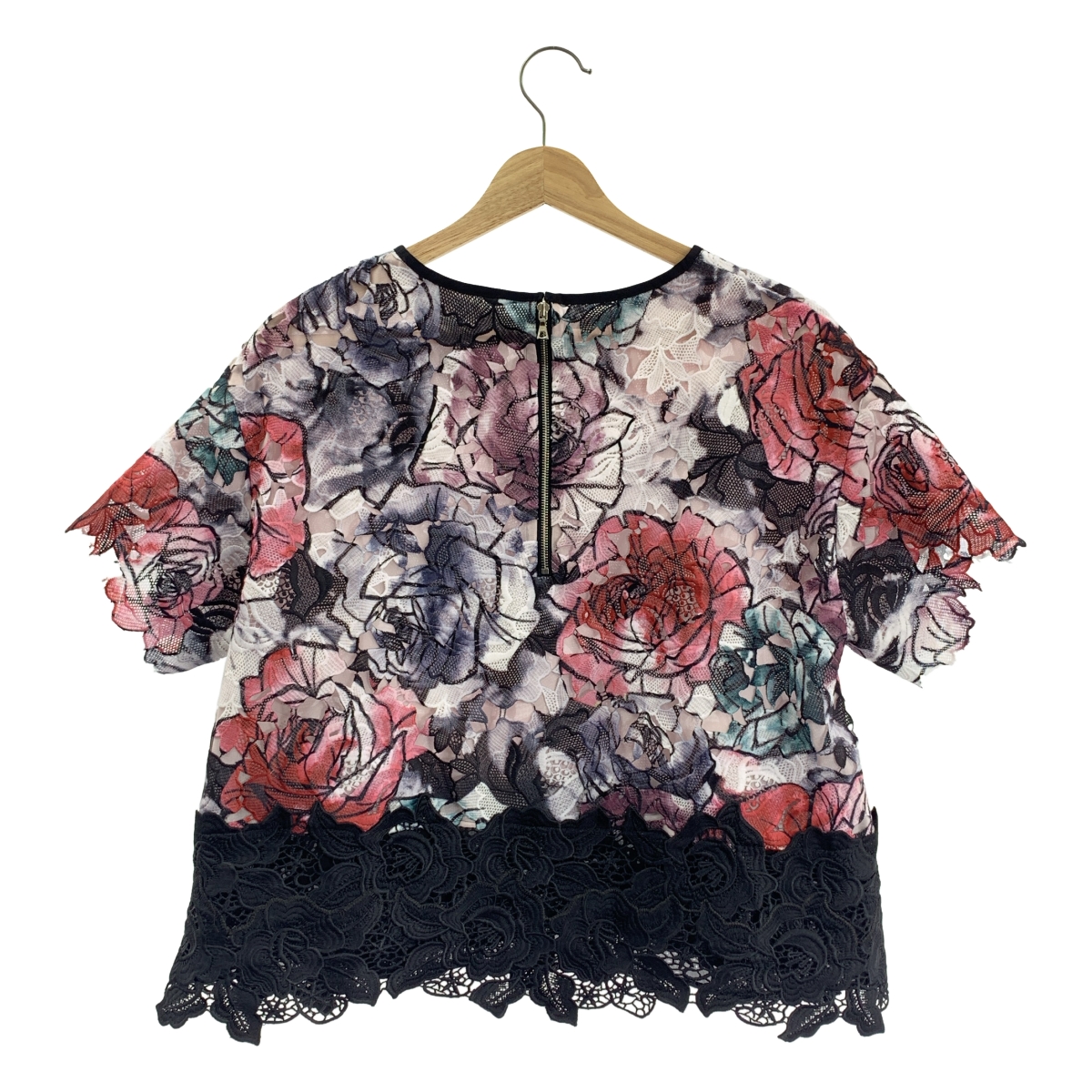 ADORE / アドーア 花柄 レース プルオーバー トップス