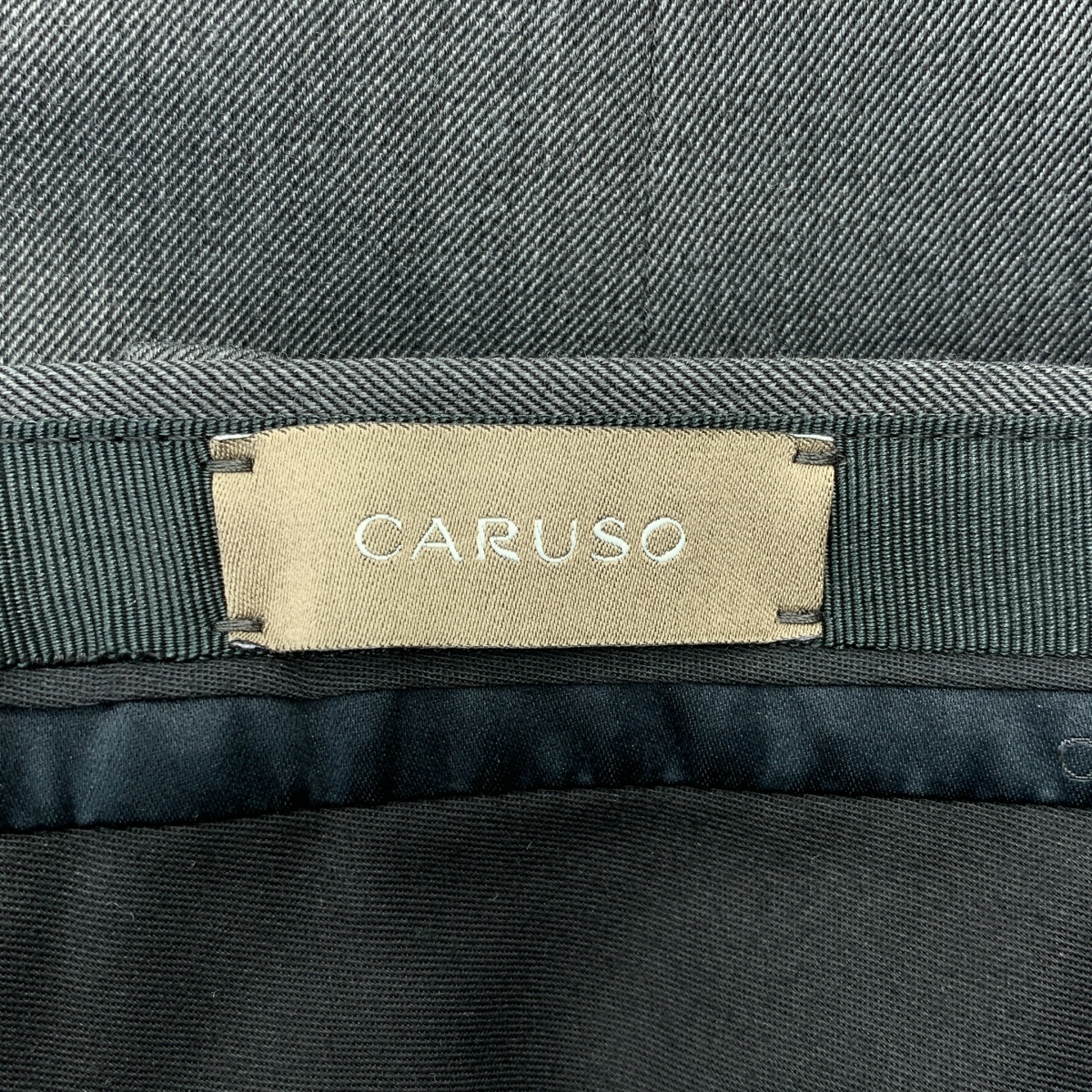 CARUSO / カルーゾ ウール混 ワンタック スラックス パンツ