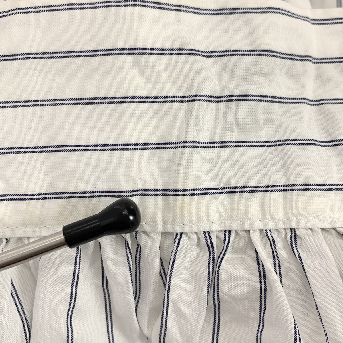 その他 コットン ストライプ シャツワンピース