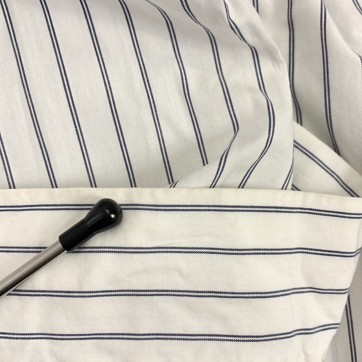 その他 コットン ストライプ シャツワンピース