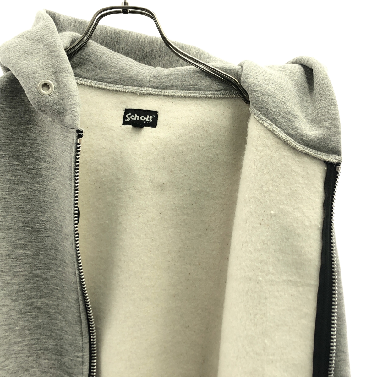 SCHOTT / ショット ヘビーウエイト ジップフーディー パーカー