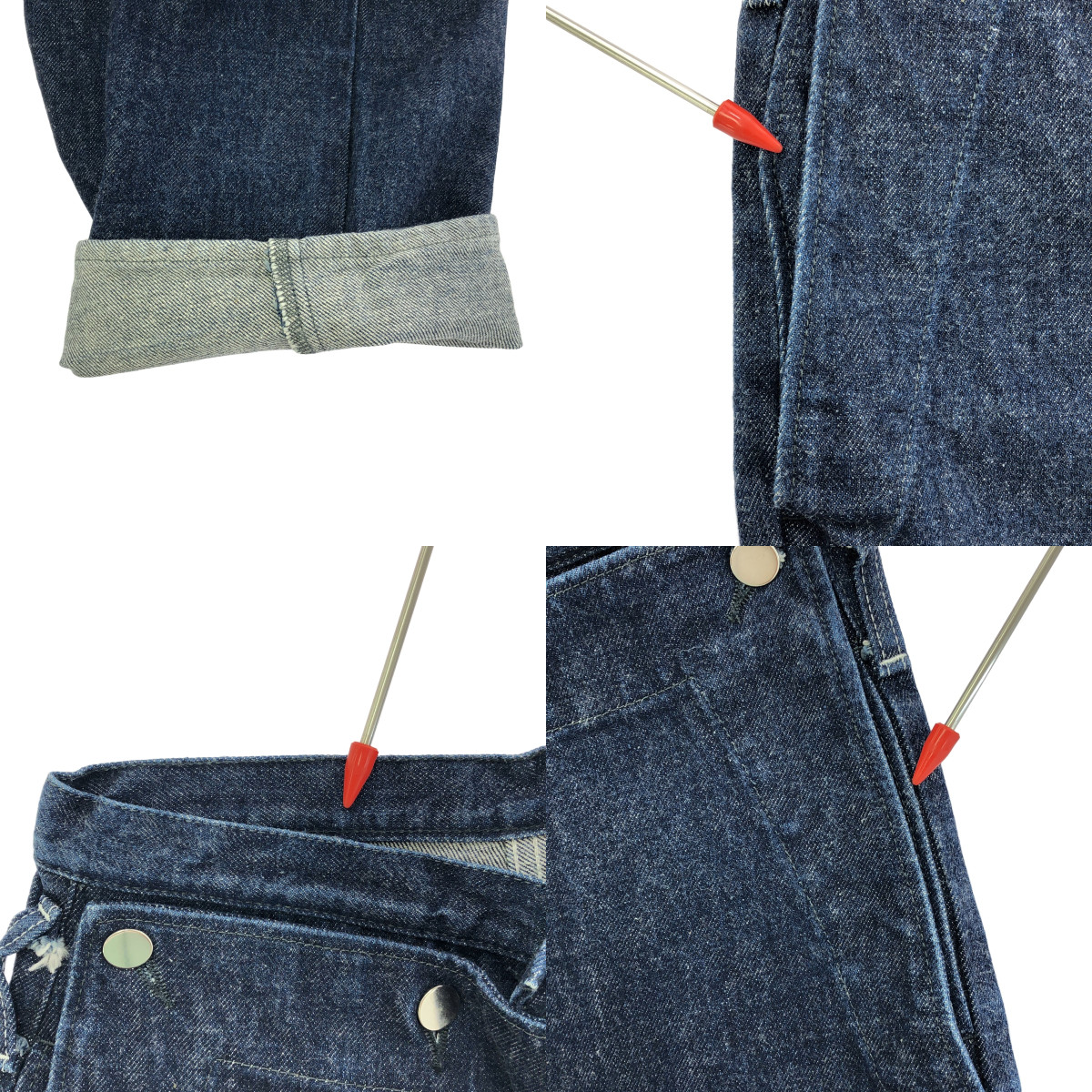 TUKI / ツキ 0032 TYPE3 セーラー ワイド デニムパンツ