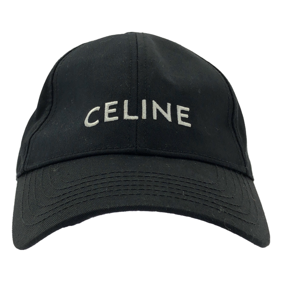 CELINE / セリーヌ コットン ロゴ ベースボールキャップ