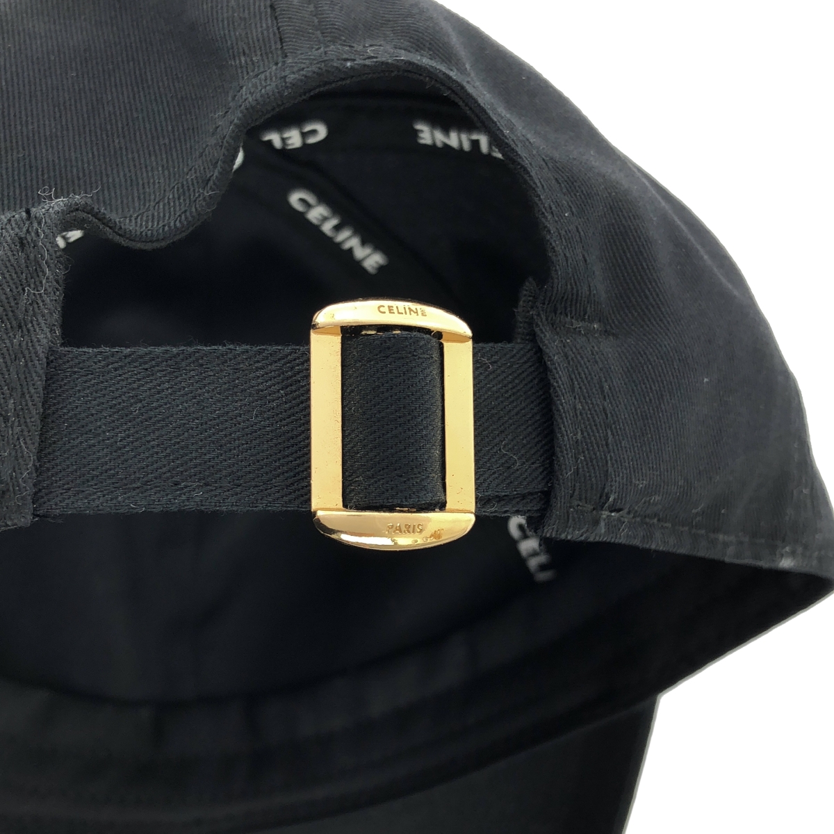 CELINE / セリーヌ コットン ロゴ ベースボールキャップ