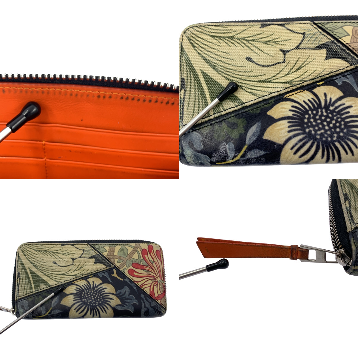 LOEWE / ロエベ William Morris ウィリアム モリス / Puzzle Zip-Around Wallet パズル ロング ウォレット