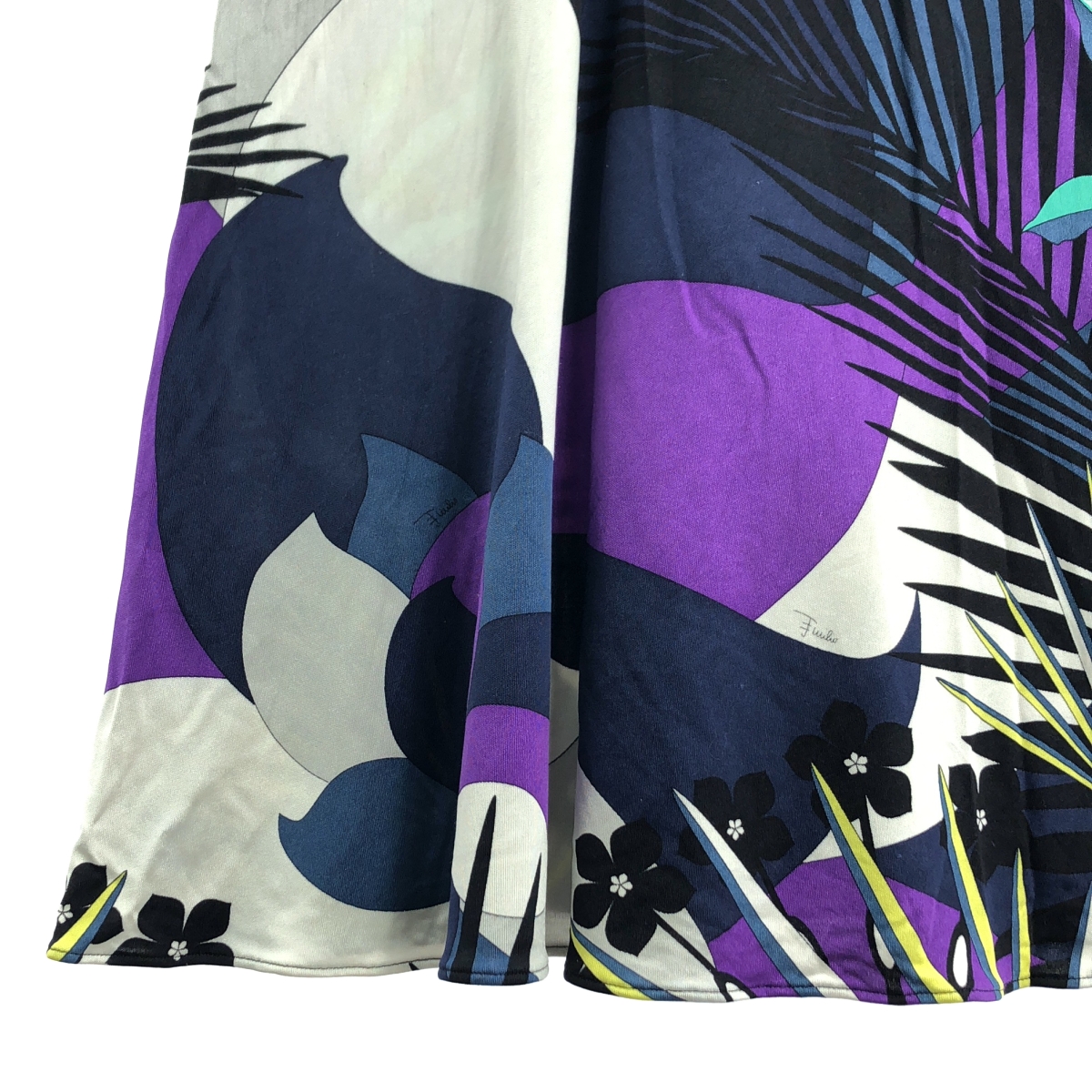 EMILIO PUCCI / エミリオプッチ silk 100％ / シルク 総柄 ドレス ワンピース