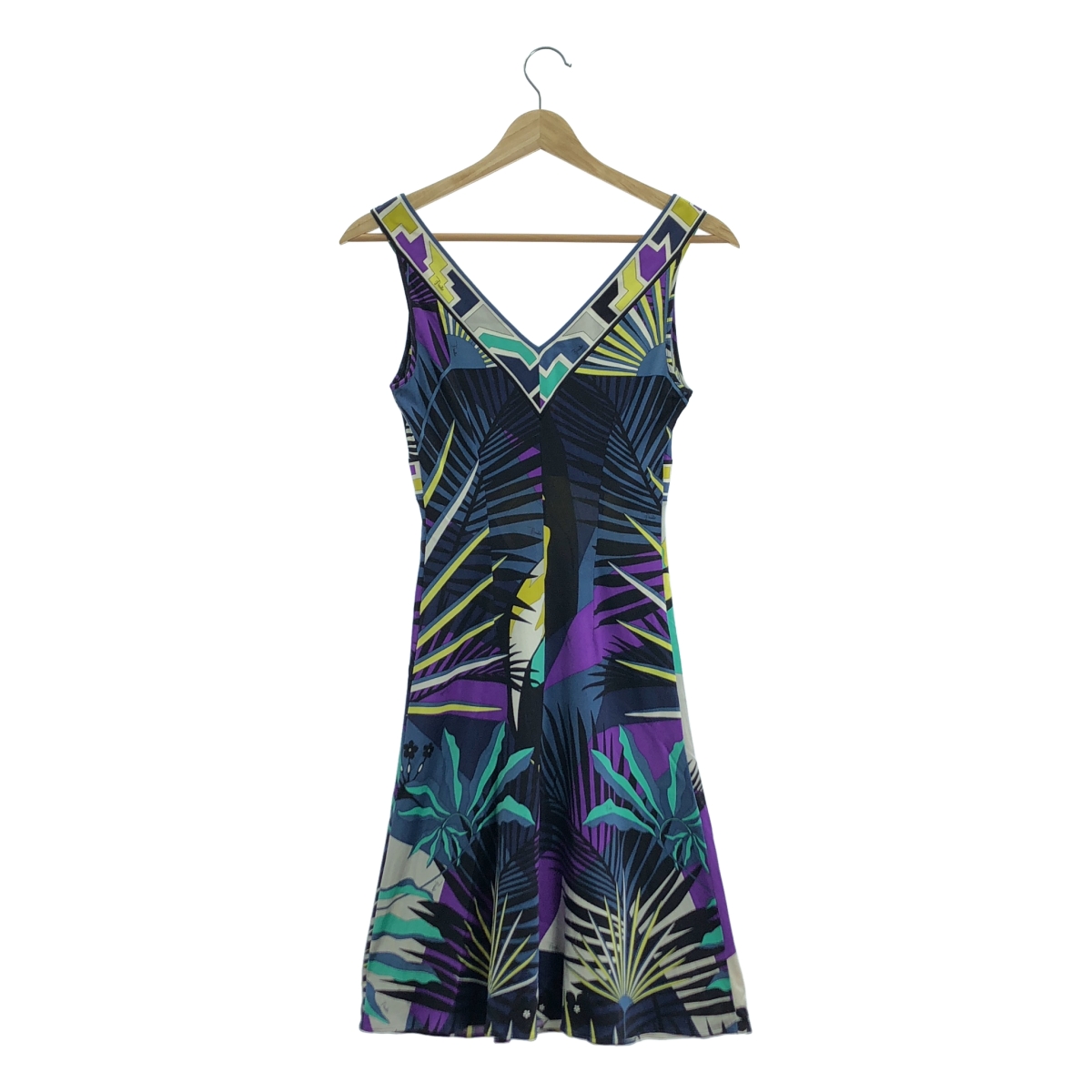 EMILIO PUCCI / エミリオプッチ silk 100％ / シルク 総柄 ドレス ワンピース