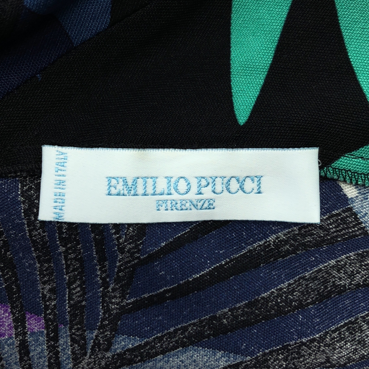 EMILIO PUCCI / エミリオプッチ silk 100％ / シルク 総柄 ドレス ワンピース