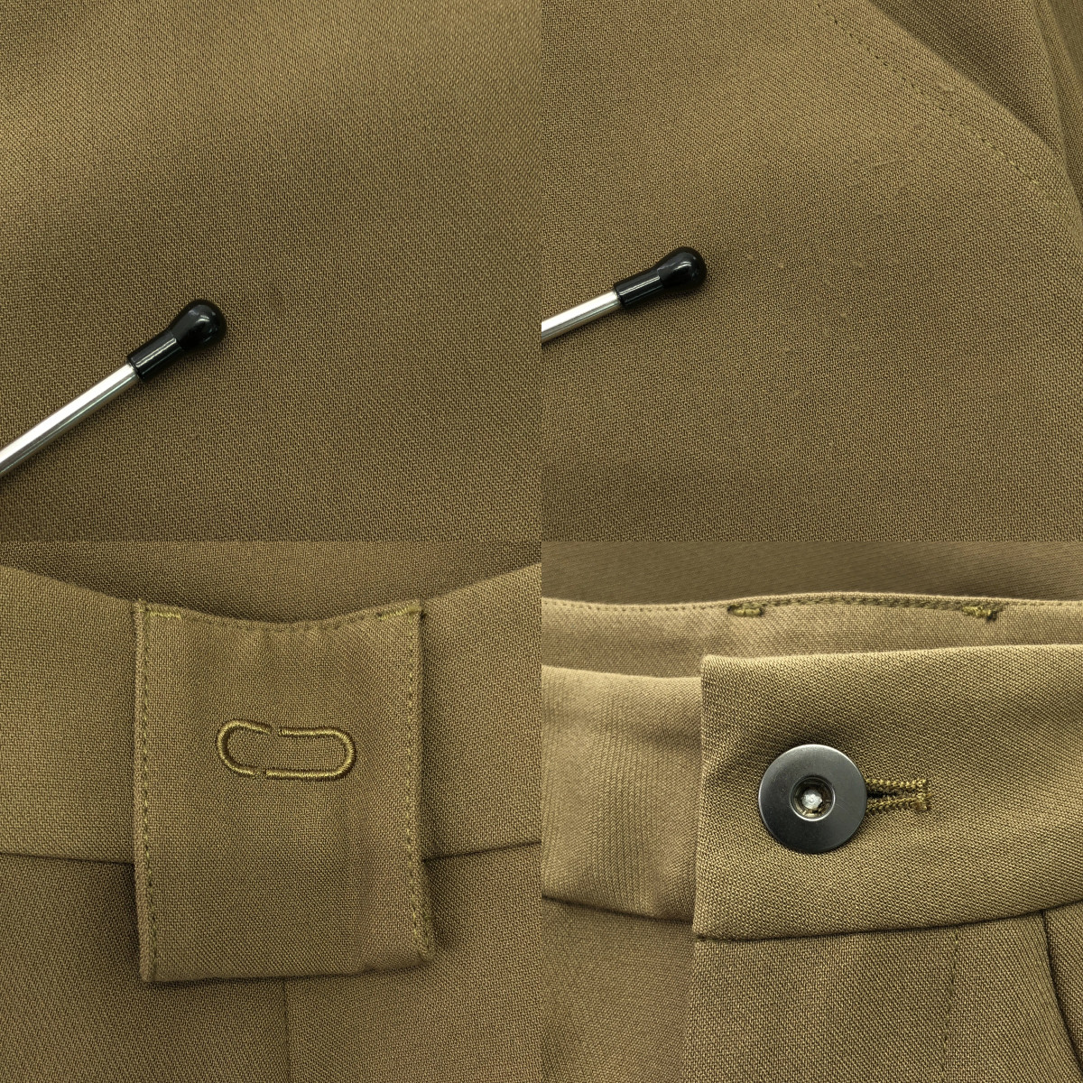 COMMON/DIVISOR / コモンディバイザー 変形 パッチ ワイド スラックス パンツ