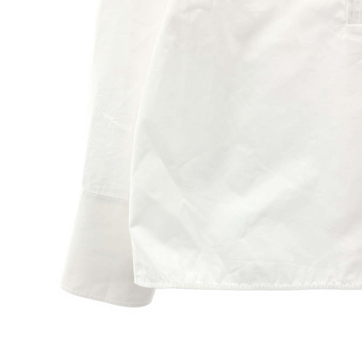 JIL SANDER / ジルサンダー THURSDAY コットン ピンタック バンドカラーシャツ