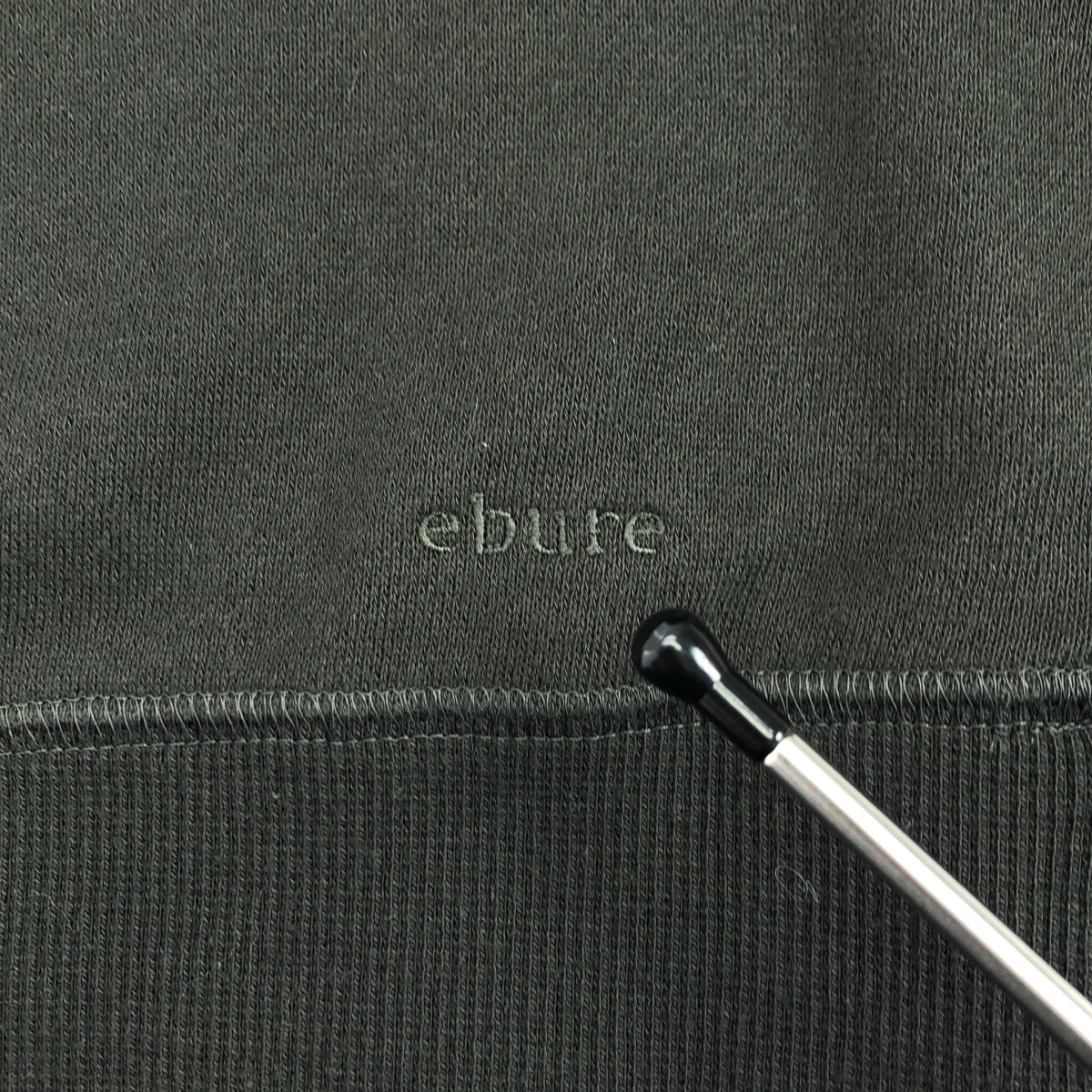 ebure / エブール 裏起毛 ロゴ クルーネック スウェット トレーナー 裏起毛 ロゴ クルーネック スウェット トレーナー | ブランド