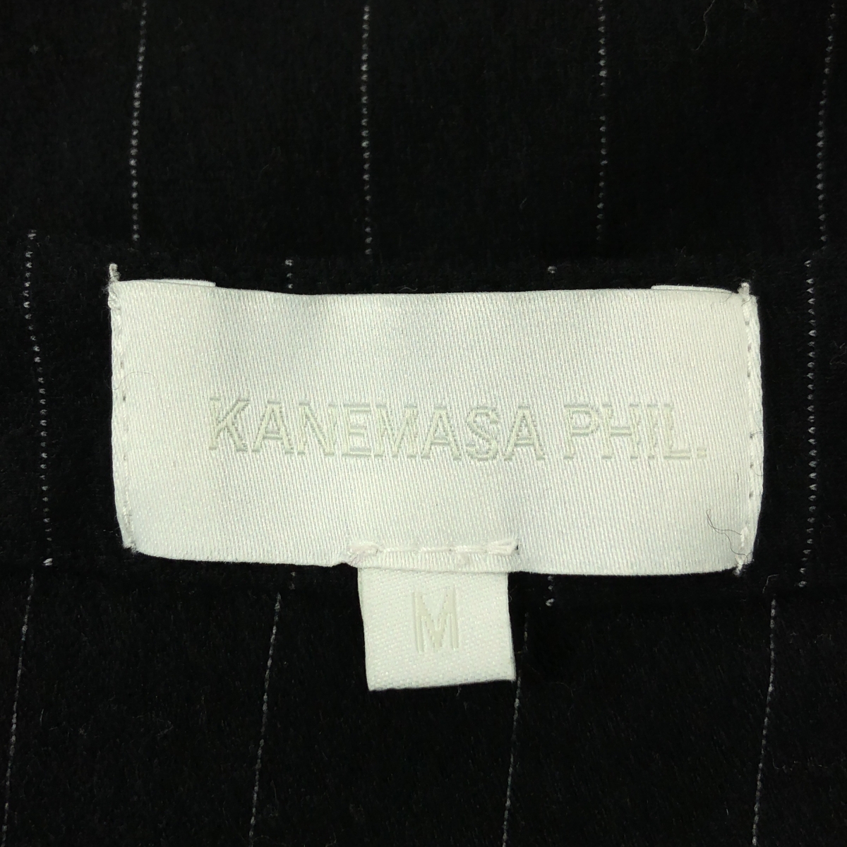 その他 36G Wool Stripe Pullover / ストライプ スリット オーバー カットソー