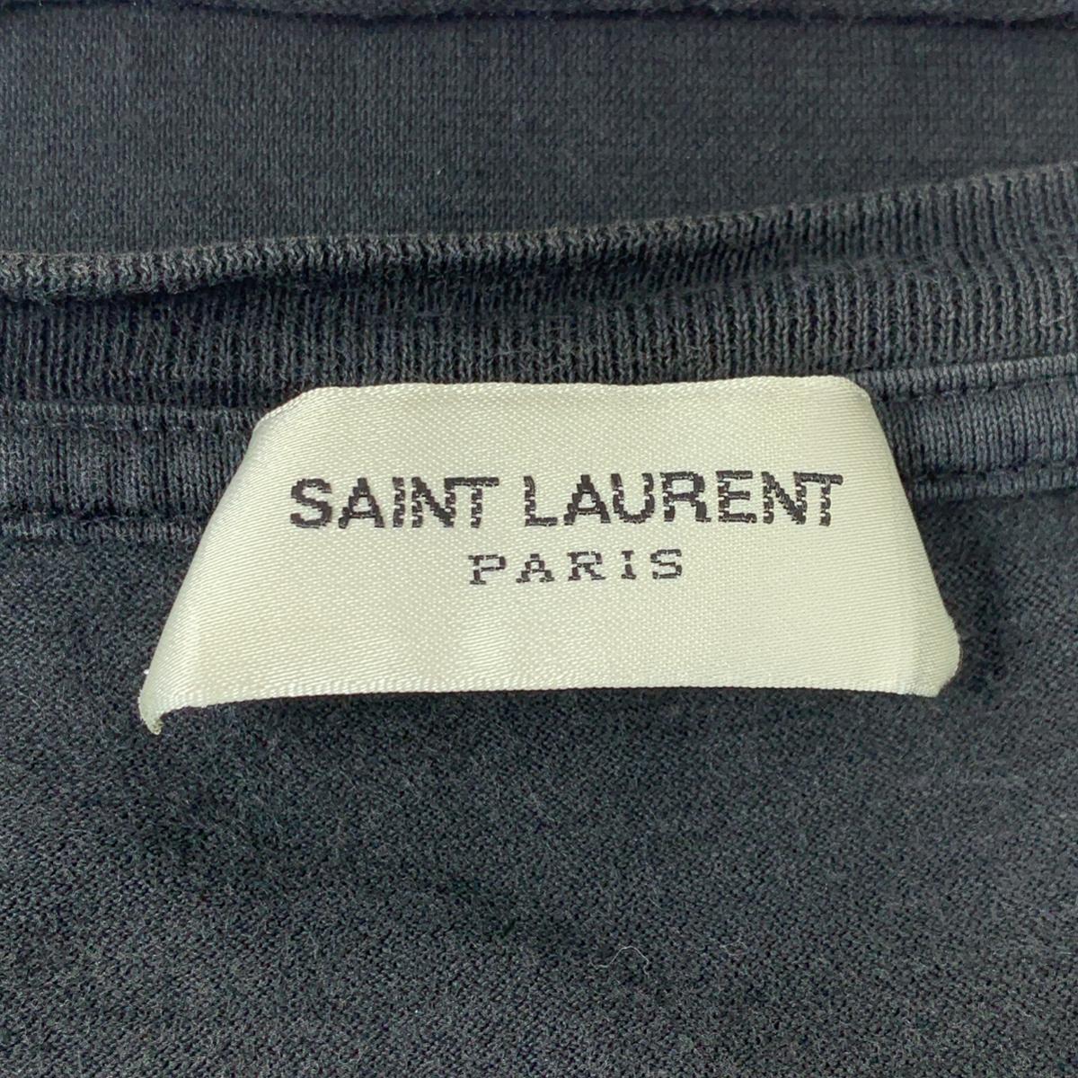 SAINT LAURENT PARIS / サンローランパリ 三日月プリント クルーネックTシャツ