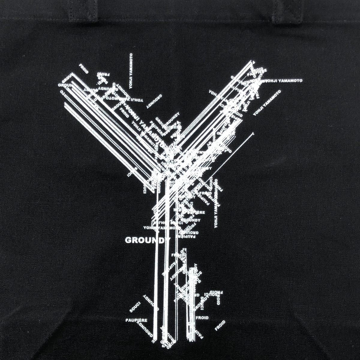 Ground Y / グラウンドワイ キャンバス トートバッグ