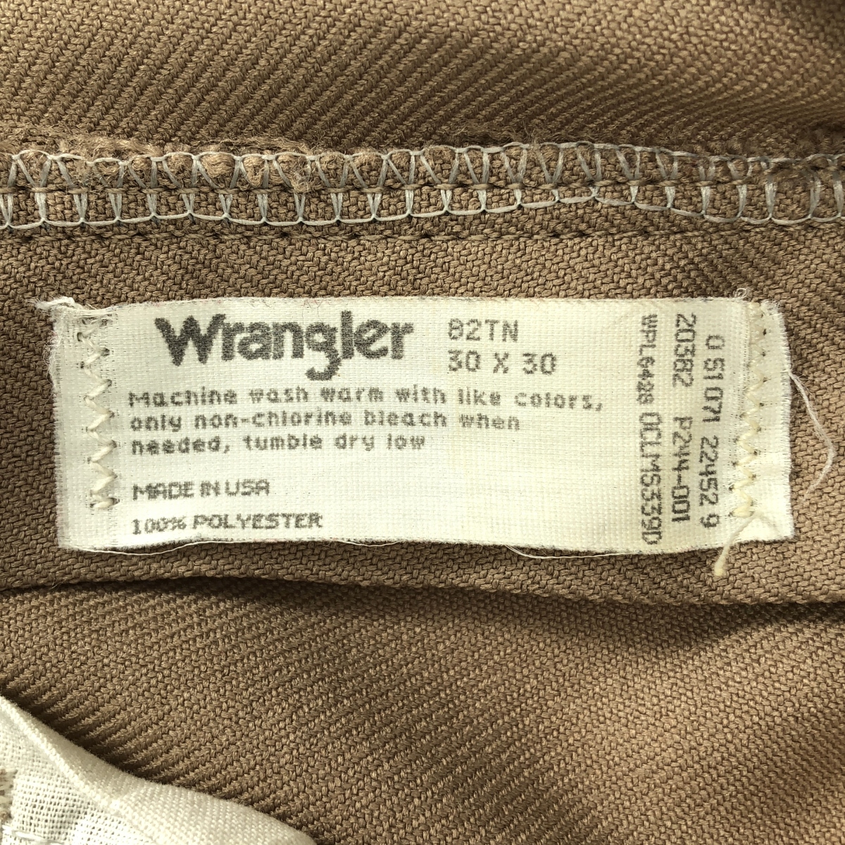 WRANGLER / ラングラー 1990s ヴィンテージ USA製 82TN ランチャー フレア ドレスパンツ