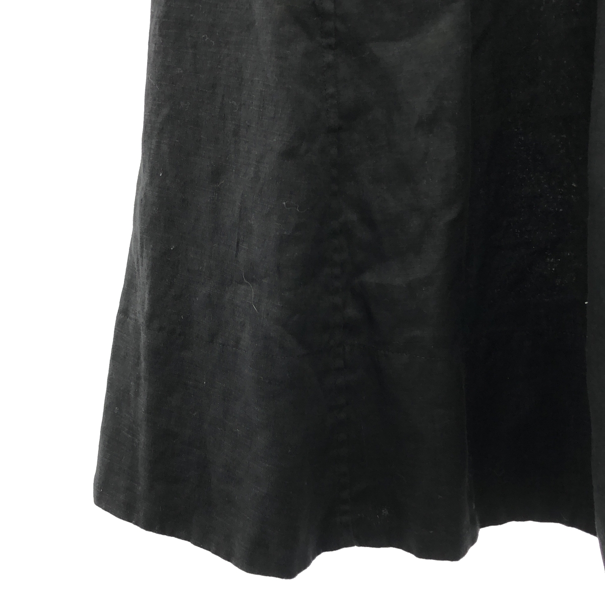 その他 リネン ポケット付き スタンドカラー ワンピース