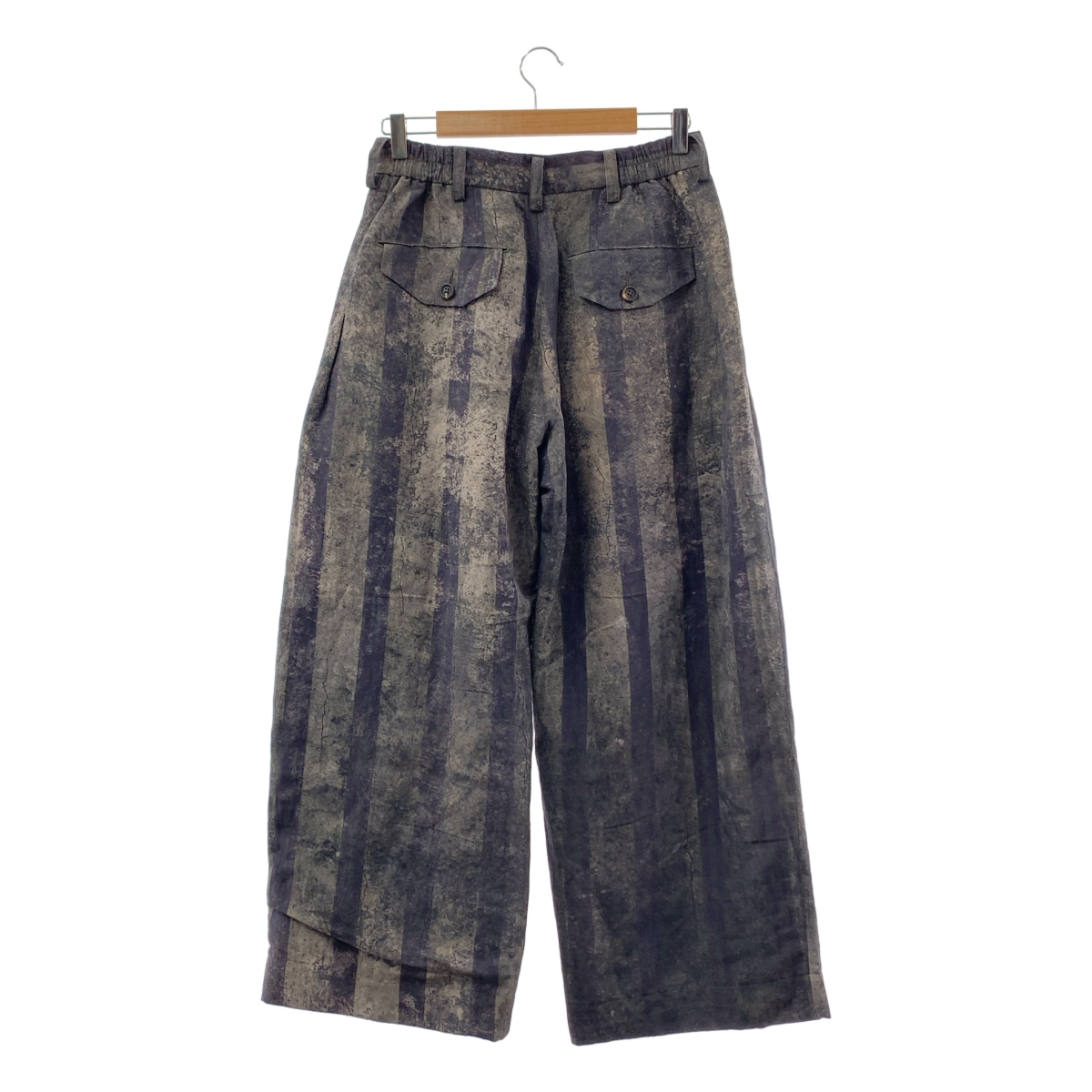 ziggy chen / ジギーチェン Digital Print Wide Leg Trousers / 総柄 タック ワイドパンツ