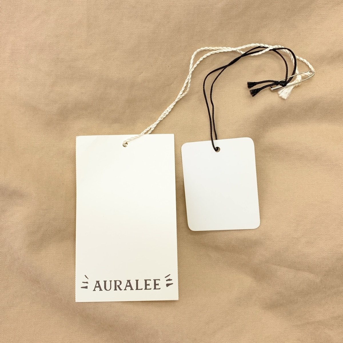 AURALEE / オーラリー washed finx linen wrap coat コットン リネン ラップコート