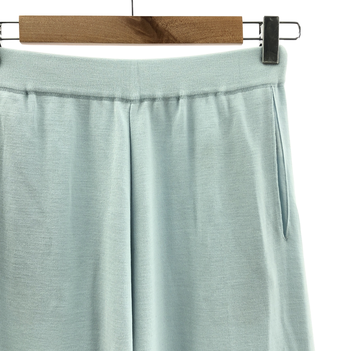 AURALEE / オーラリー WOOL POLYESTER RIB KNIT PANTS ウール ポリエステル リブニットパンツ