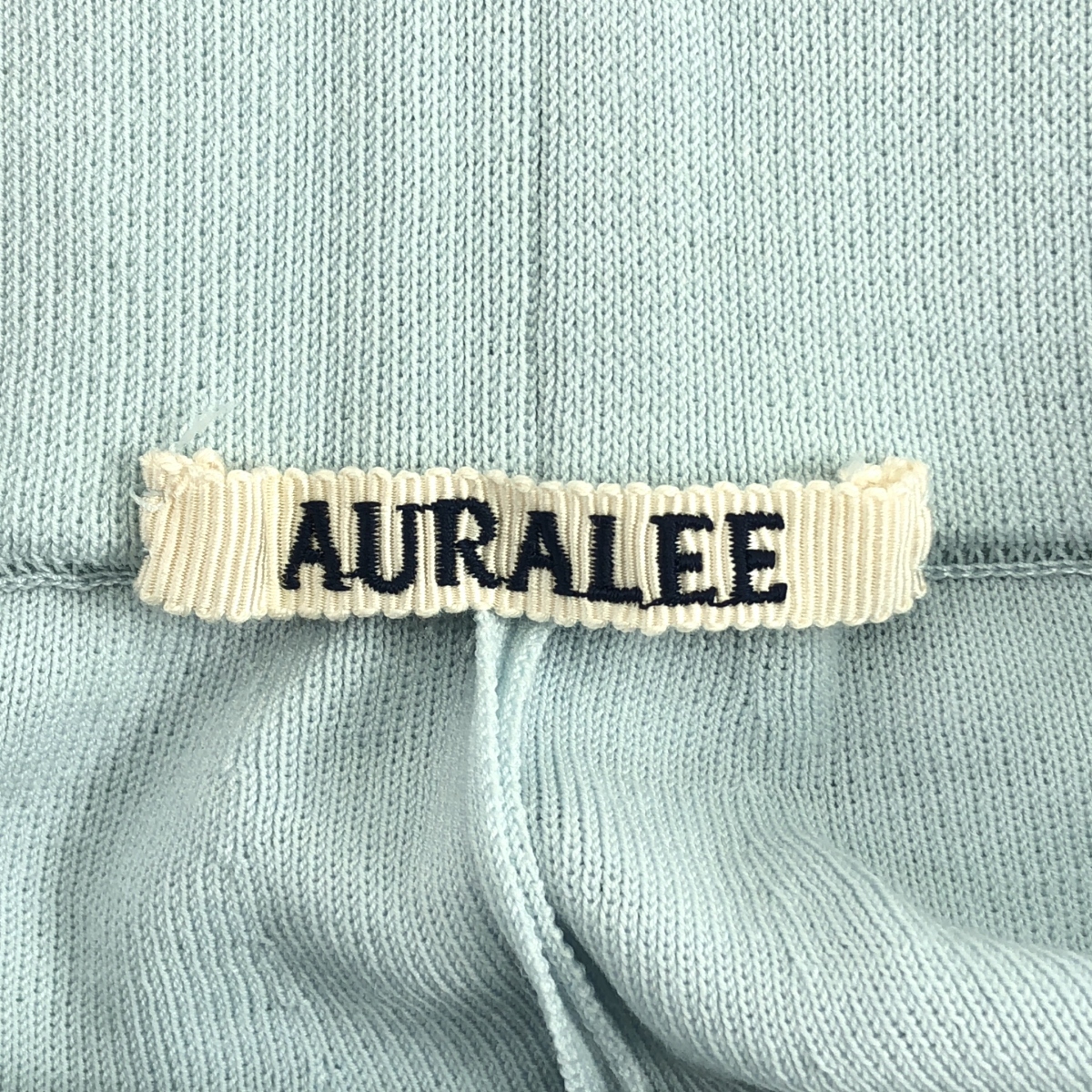 AURALEE / オーラリー WOOL POLYESTER RIB KNIT PANTS ウール ポリエステル リブニットパンツ
